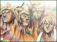 Takashi s'entrane... Statues kage